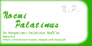 noemi palatinus business card